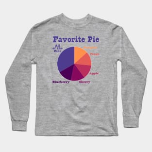 Favorite Pie Chart Long Sleeve T-Shirt